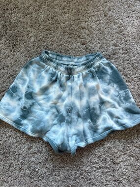 Women's Tie-Dye Lounge Shorts - Blue